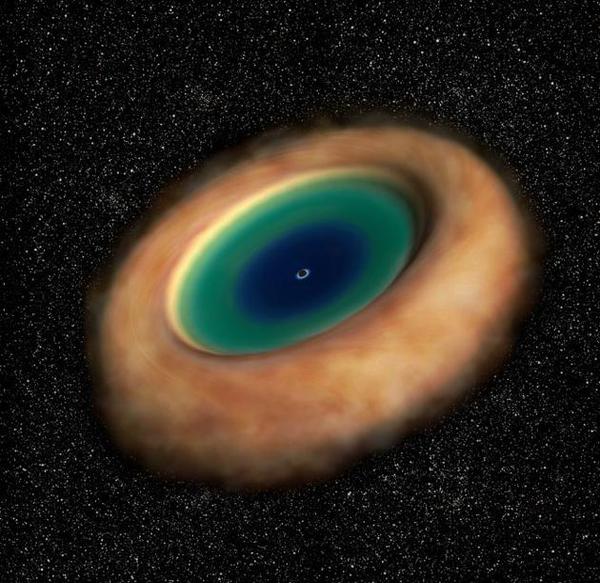 超大质量黑洞看起来像什么？旋转的“甜甜圈”