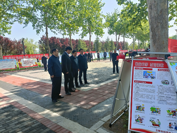 卫辉市科协开展反对邪教科普宣传活动