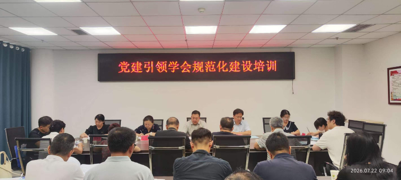 党建引领学会规范化建设专题培训
